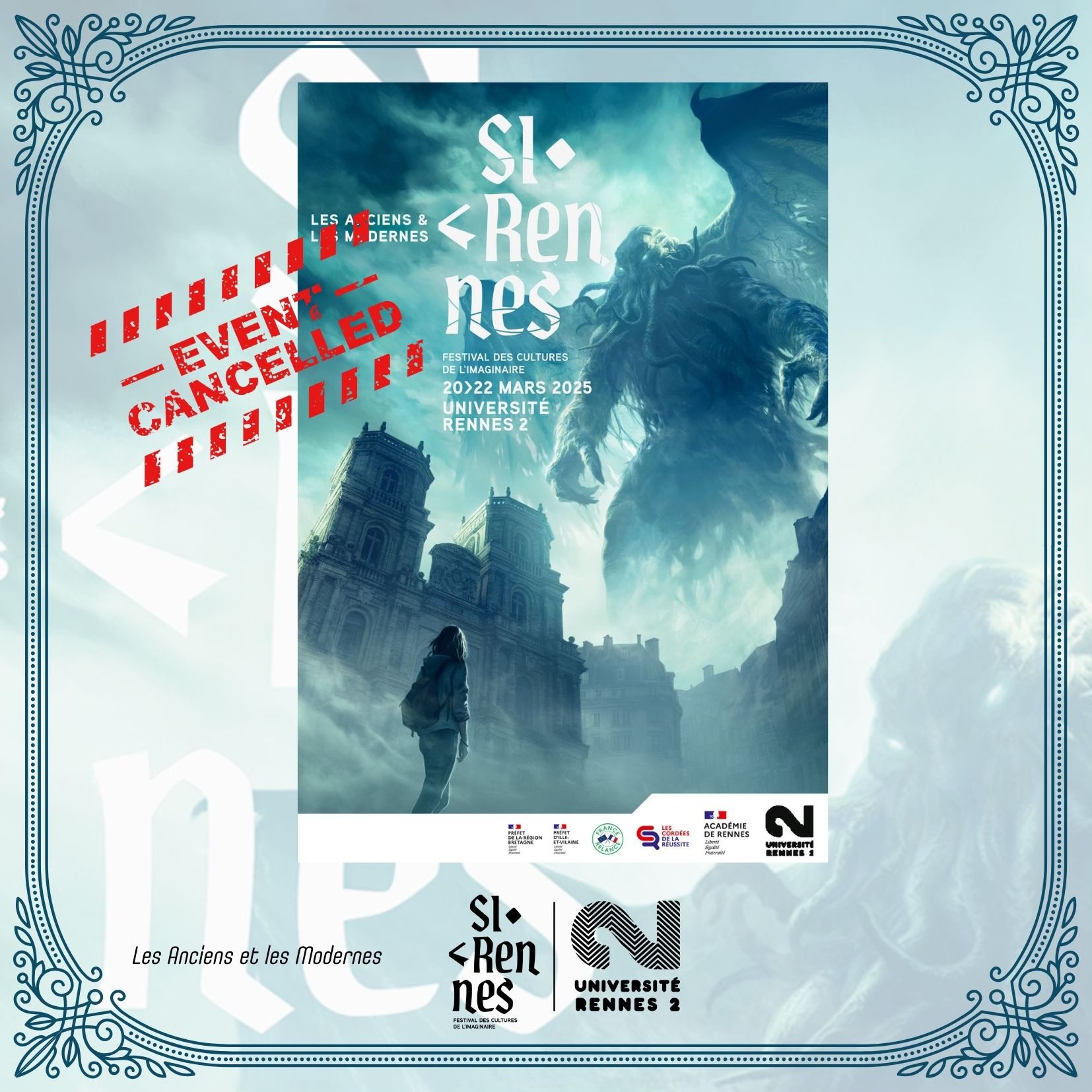 Le festival Sirennes annulé !